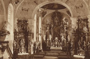 Kościół Parafialny, Oberammergau, Wnętrze Kościoła