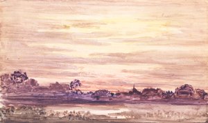 Zachód słońca po burzy, ok. godz. 1900. autorstwa Otto Gaertner