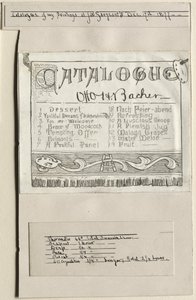 Katalog moich obrazów w J.W. Sargents, Cleveland, 17 grudnia 1877, 1877. autorstwa Otto H. Bacher