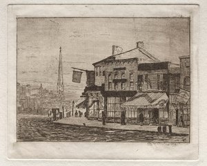 Cleveland, Woodland Avenue i Eagle Street, 1878.