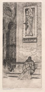 Akwaforty Wenecji: St Marks, 19 wieku. autorstwa Otto H. Bacher