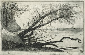 Lake Shore, Cleveland, XX wiek. autorstwa Otto H. Bacher