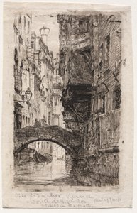 Ponte del Pistor.  autorstwa Otto H. Bacher