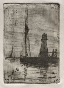 Molo na rzece, 1878.