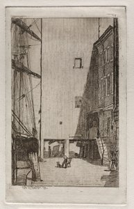 Statek i winda, 1878. autorstwa Otto H. Bacher