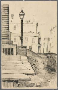 Scena uliczna, Cleveland. autorstwa Otto H. Bacher