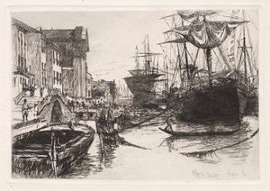 Wenecja, 1880 r. autorstwa Otto H. Bacher