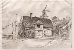 Wartość: A Lane, 1879. autorstwa Otto H. Bacher