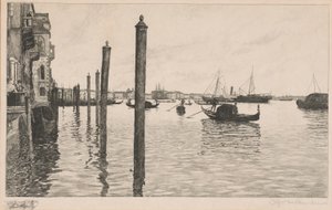 Kanał Grande, Wenecja autorstwa Otto Henry Bacher