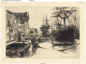 Fondamenta delle Zattere autorstwa Otto Henry Bacher