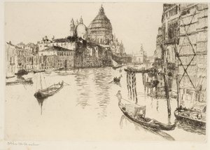 Canal Grande, Wenecja autorstwa Otto Henry Bacher