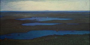 Nad lasem i jeziorem, 1908