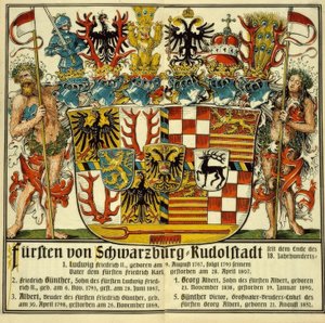 Książę Schwarzburg-Rudolstadt autorstwa Otto Hupp