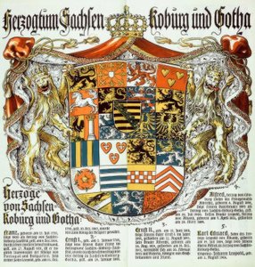Księstwo Sachsen-Coburg-Gotha Księżna Sachsen-Coburg-Gotha