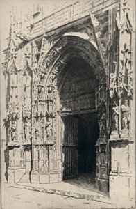 „Wejście do kościoła św. Merri”, 1915 autorstwa Otto J Schneider