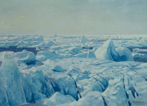 Pack Ice (olej na płótnie)