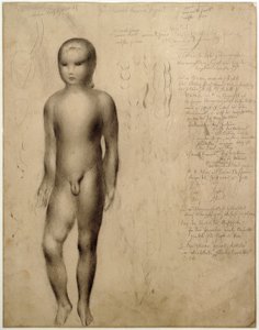 Stojący mężczyzna nago. Studium algorytmu z 1923 r.