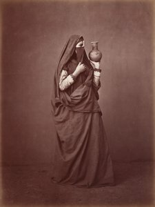 Portret Egipcjanki, ok. 1870 (zdjęcie) autorstwa Otto Schoefft