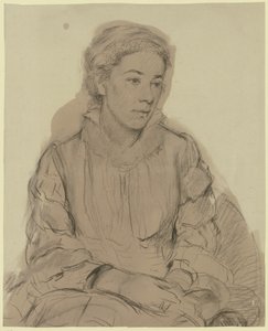 Portret młodej dziewczyny autorstwa Otto Scholderer