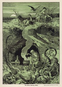 Czarna Kuchnia Śmierci (kolor lito) autorstwa Otto Seitz