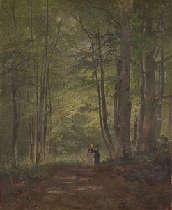 Waldinneres z Staffage autorstwa Otto Seitz