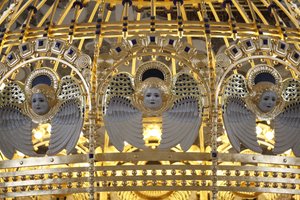 Kościół Angel Am Steinhof (kościół Leopld), Wiedeń, Austria (zdjęcie) autorstwa Otto Wagner
