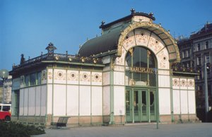 Karlsplatz Stadtbahn, zaprojektowany przez Otto Wagnera (1841-1918)