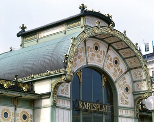 Pawilon Otto Wagnera na Karlsplatz autorstwa Otto Wagner
