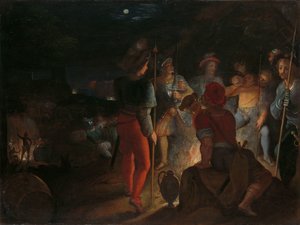 Batawowie oblegają pułki armii rzymskiej w Vetera Claudius Civilis oblega Rzymian w Vetera Castra jeden z serii dwunastu o powstaniu Batawów przeciwko Rzymianom autorstwa Otto van Veen