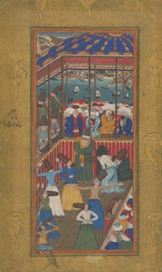 Tańczący derwisze autorstwa Ottoman School