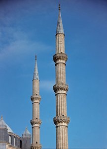 Fragment minaretów (1575) autorstwa Ottoman School