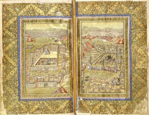 Widoki Mekki i Medyny, ok. 1794-5 autorstwa Ottoman School