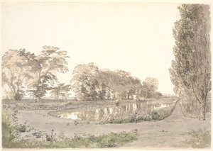 Staw w Vogneserup autorstwa P.C. Skovgaard