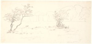 Z Eremitagesletten w Dyrehaven. autorstwa P.C. Skovgaard