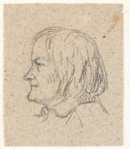 Portret profilowy Thorvaldsena autorstwa P.C. Skovgaard