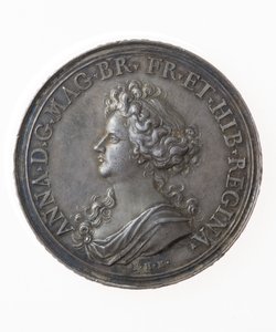 Medal upamiętniający brytyjskie zwycięstwa autorstwa P. H. Muller