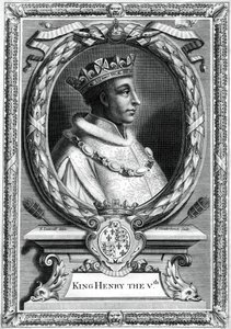 Henryk V, król Anglii.