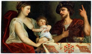 „Eumenes i Roksana”, XVII wiek autorstwa Padovanino