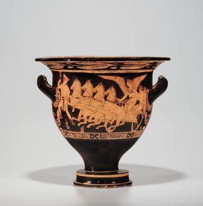 Czerwonofigurowy dzwon-krater na strychu, ok. 390-370 p.n.e. autorstwa Painter of London F64