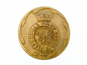 Button, bengalski korpus sztabowy, 1876-1891 autorstwa Pakistani School
