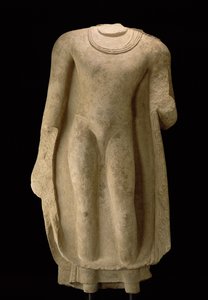 Stojąca postać Buddy (brak głowy), Gandhara