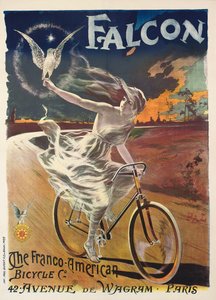 Plakat reklamujący rowery Falcon, ok. 1894 r.