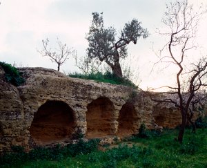 Widok nekropolii paleochrześcijańskiej, IV wiek autorstwa Paleo Christian