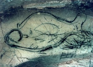 Figura morska, okres paleolitu (ok. 40000-12000 pne) (zdjęcie)