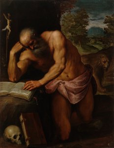 Święty Jerome autorstwa Palma Il Giovane