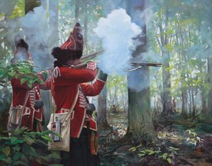 77th Highlanders, 2017 (olej na płótnie) autorstwa Pamela Patrick White