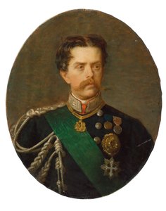 Portret króla Włoch Umberto I 1844-1900. autorstwa Paolo, Bacchetti