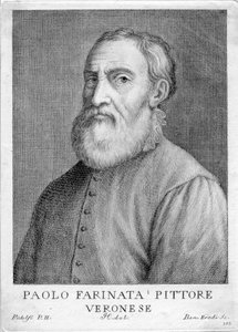 wyryty portret autorstwa Paolo Farinata