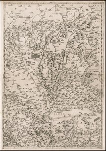 Mapa Transylwanii z 1513 roku autorstwa Paolo Forlaniego autorstwa Paolo Forlani