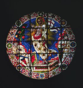 Oculus przedstawiający Zmartwychwstanie, 1443 autorstwa Paolo Uccello